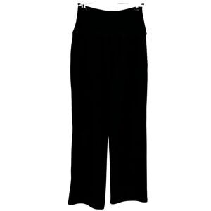 Beyond Yoga Black spacedye wide leg pants
